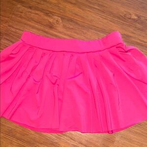 Pink mini skirt
